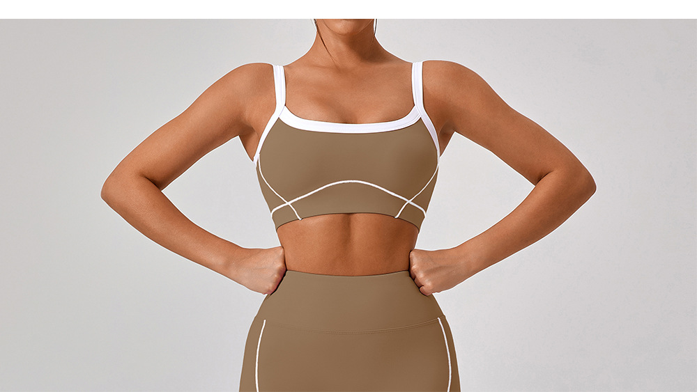 Women's 3-Piece Yoga Set: Sports Bra, Shorts, and Leggings FGBYW512 KW305