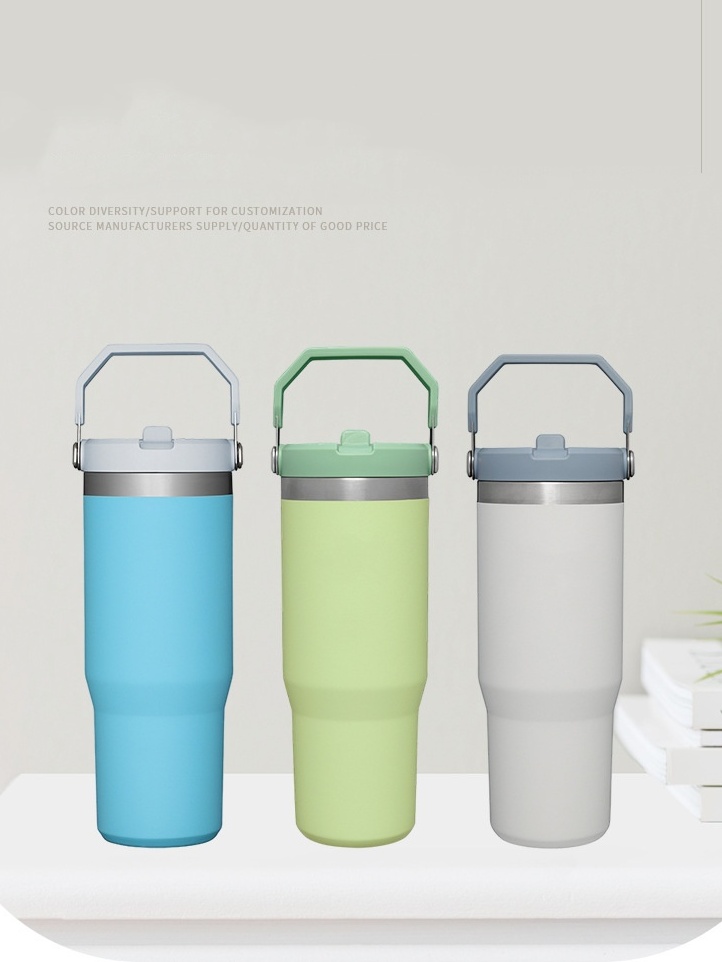 Thermos Cup Large Capacity Vacuum Ice Cup Portable Car Cup FGB