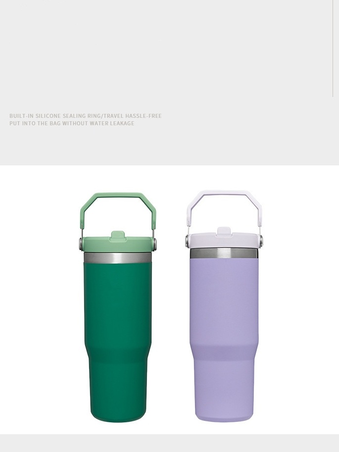 Thermos Cup Large Capacity Vacuum Ice Cup Portable Car Cup FGB