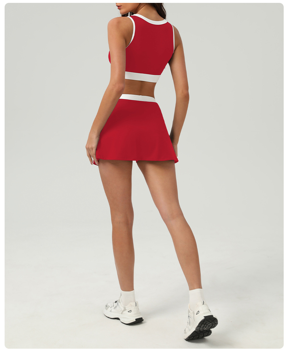 Sport Skirt 2 in 1 Breathable Active Tennis Skirt For Women FGBTZ2503