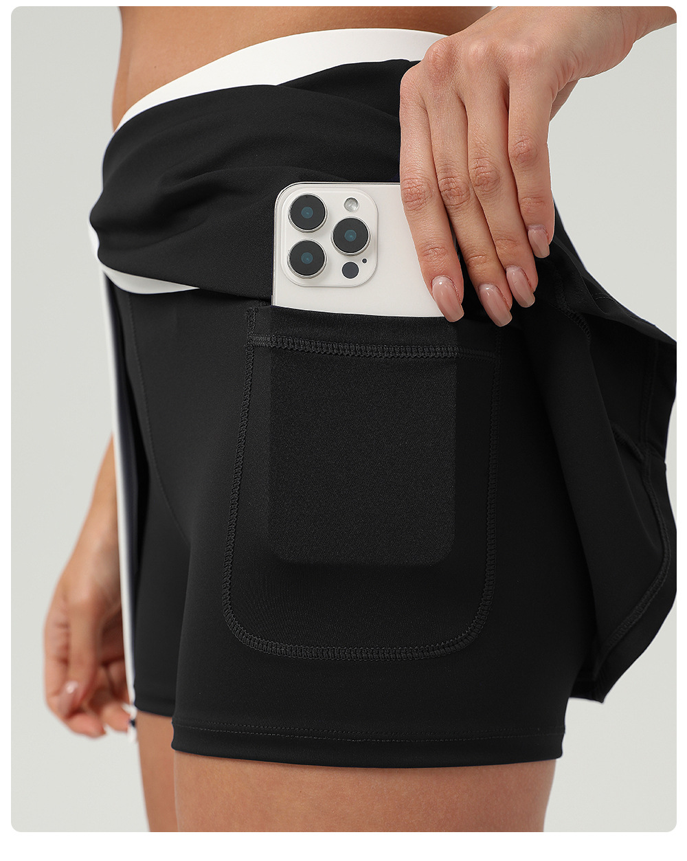 Sport Skirt 2 in 1 Breathable Active Tennis Skirt For Women FGBTZ2503