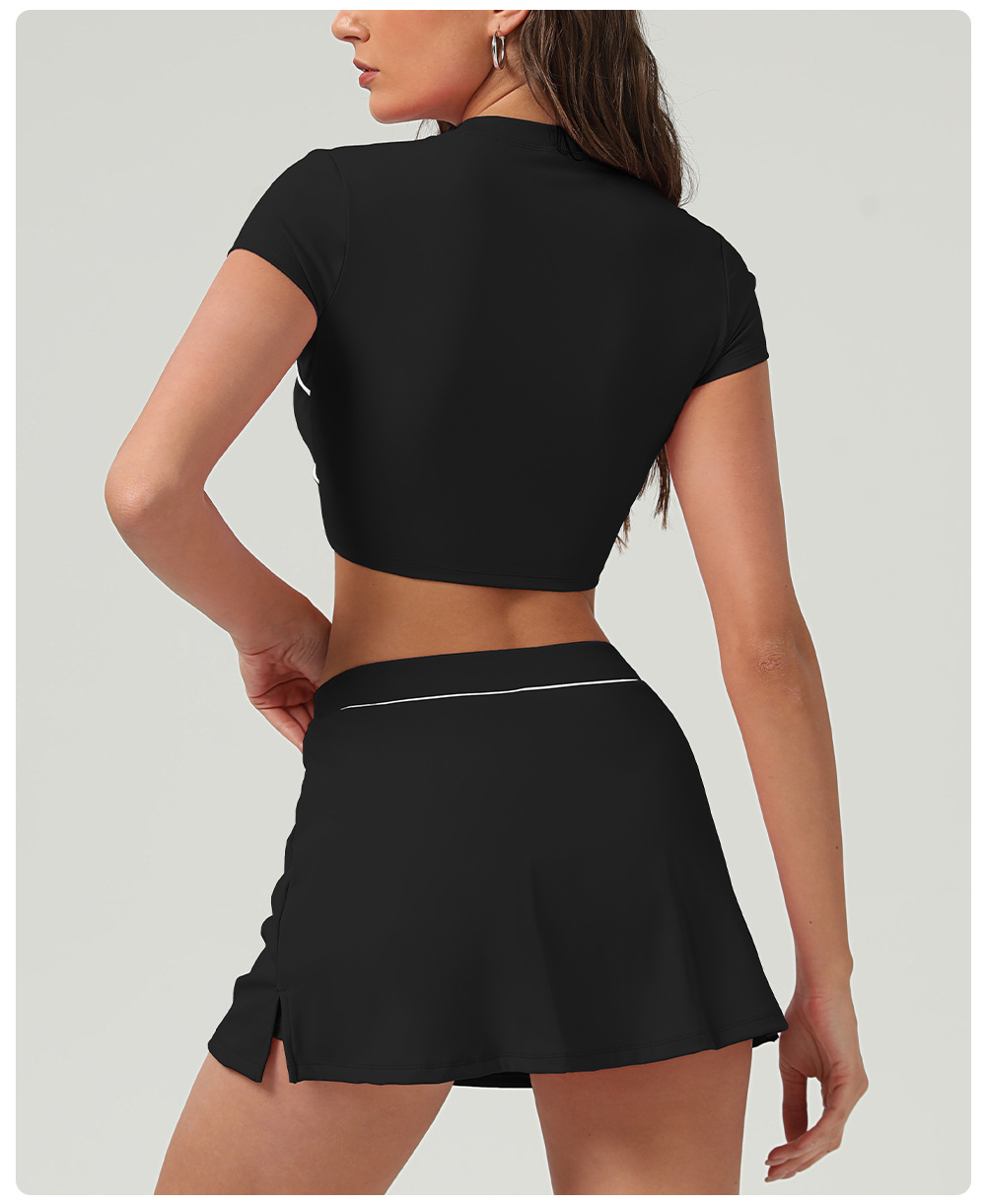 Tennis Wear Women's Solid Color Sports Skirt FGB2513