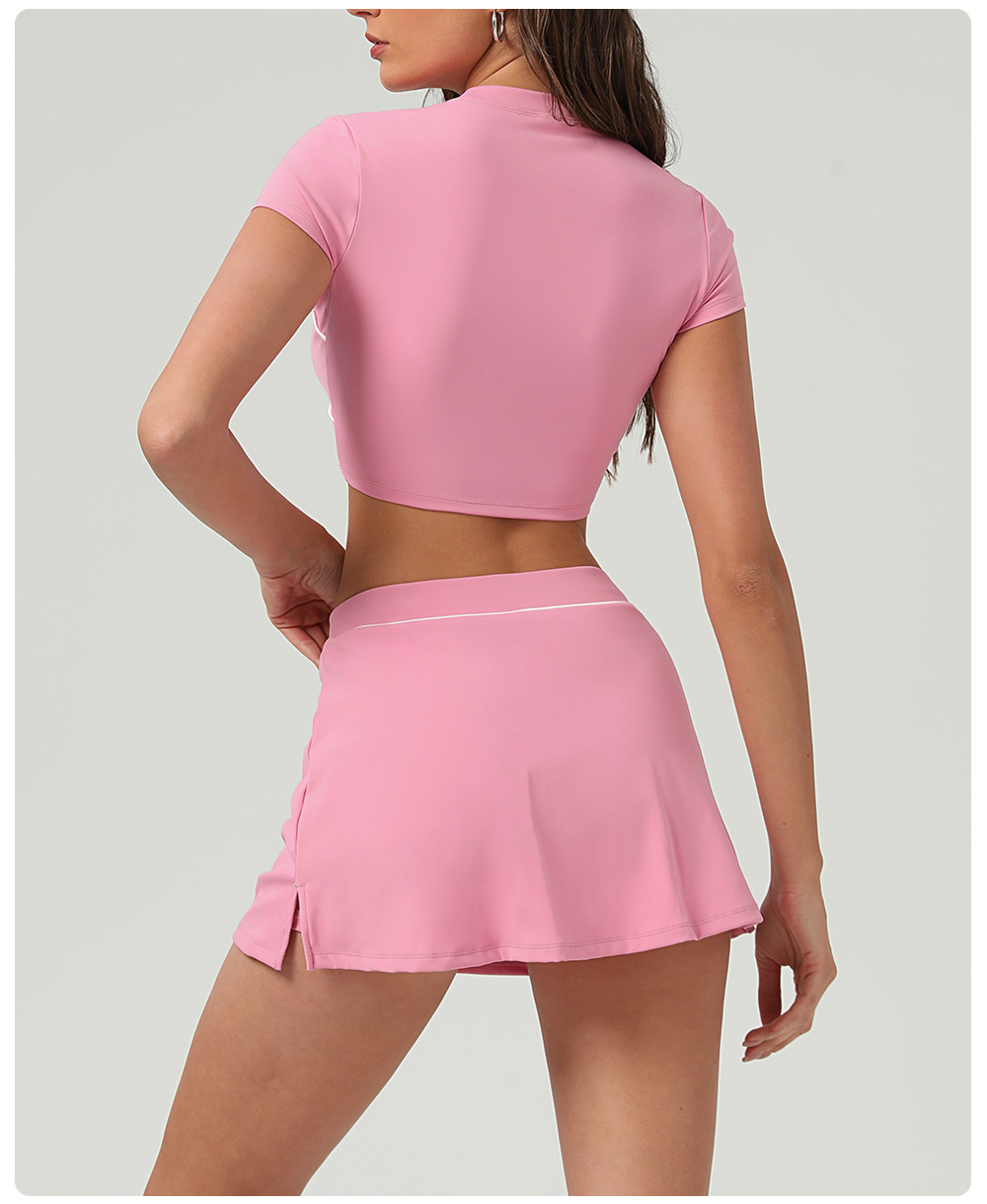 Tennis Wear Women's Solid Color Sports Skirt FGB2513