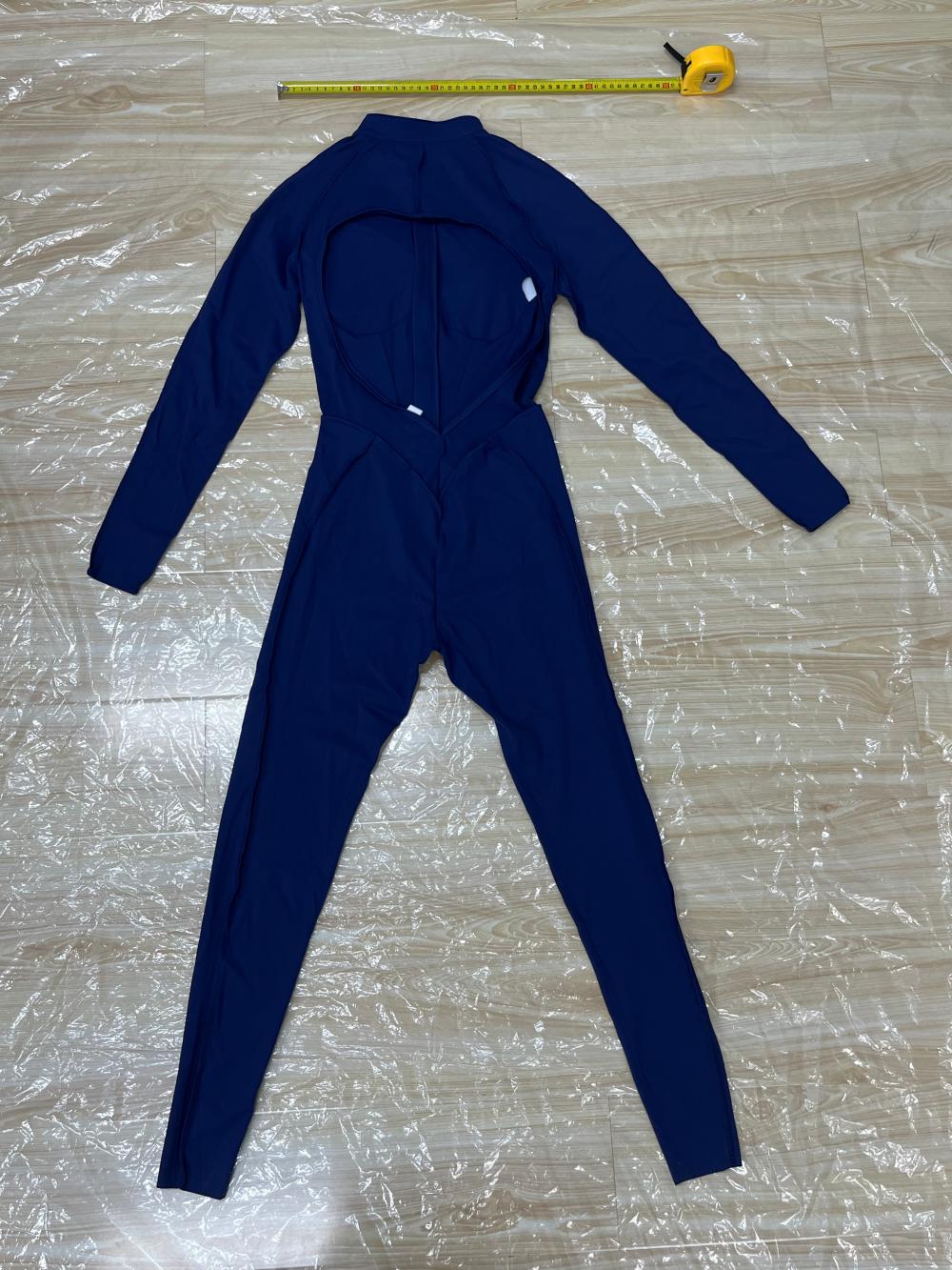 Women's Fitness One Pieces Long Sleeved Jumpsuits FGB25633