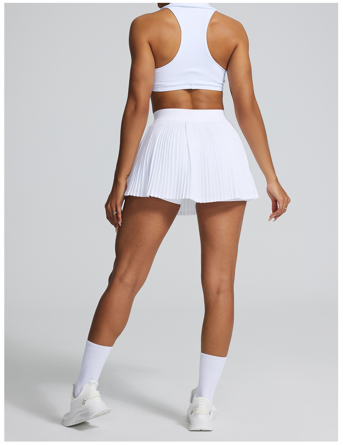 Woman's High Elasticity Pleated Tennis Wear Golf Skirt FGB2002