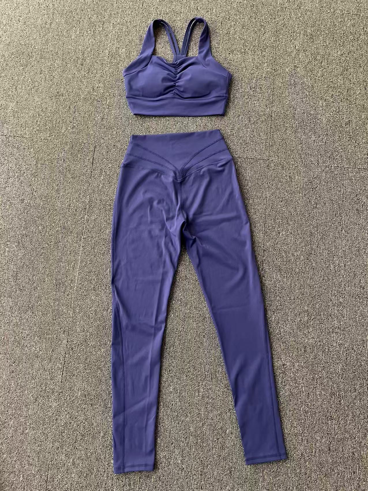 Women's Solid Color 2 Piece Compression Sportswear FGB6229 87054