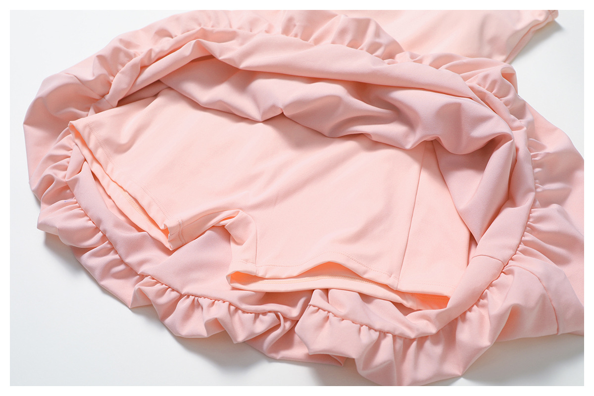 Women's Quick Dry Nylon Tennis Skirt Golf Dress With Pocket  FGBDLT4001