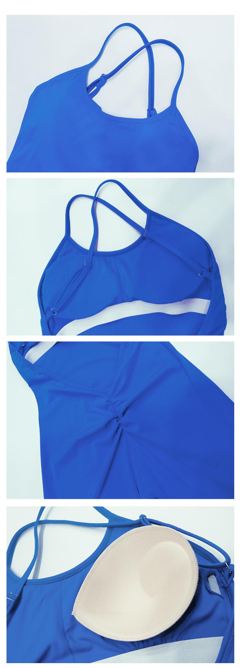 Yoga Bodysuit Short Sports Fitness Jumpsuit For Women FGBF211
