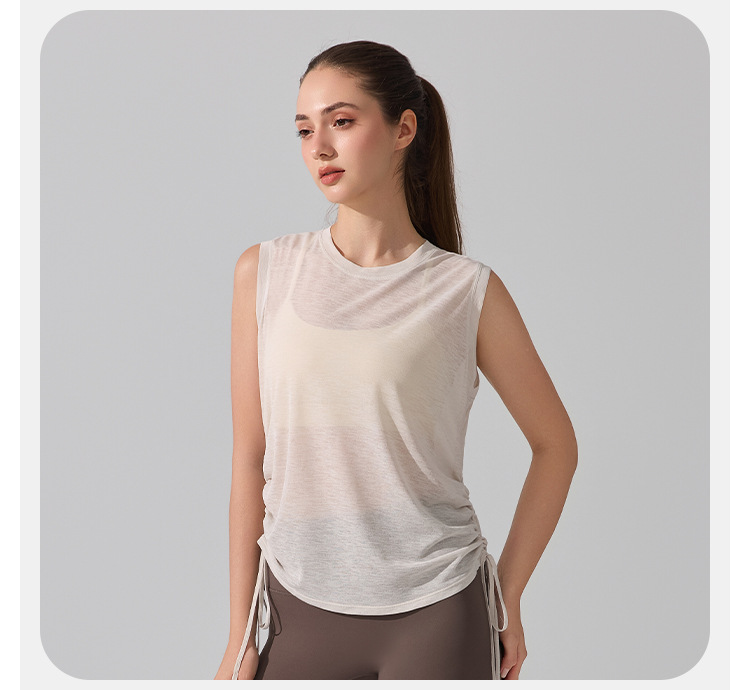 Women's Workout Sleeveless Gym Fitness Breathable Quick Drying Yoga Vest FGBYB395