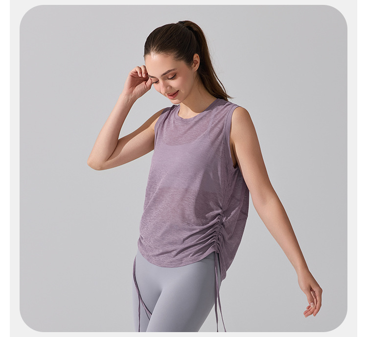 Women's Workout Sleeveless Gym Fitness Breathable Quick Drying Yoga Vest FGBYB395