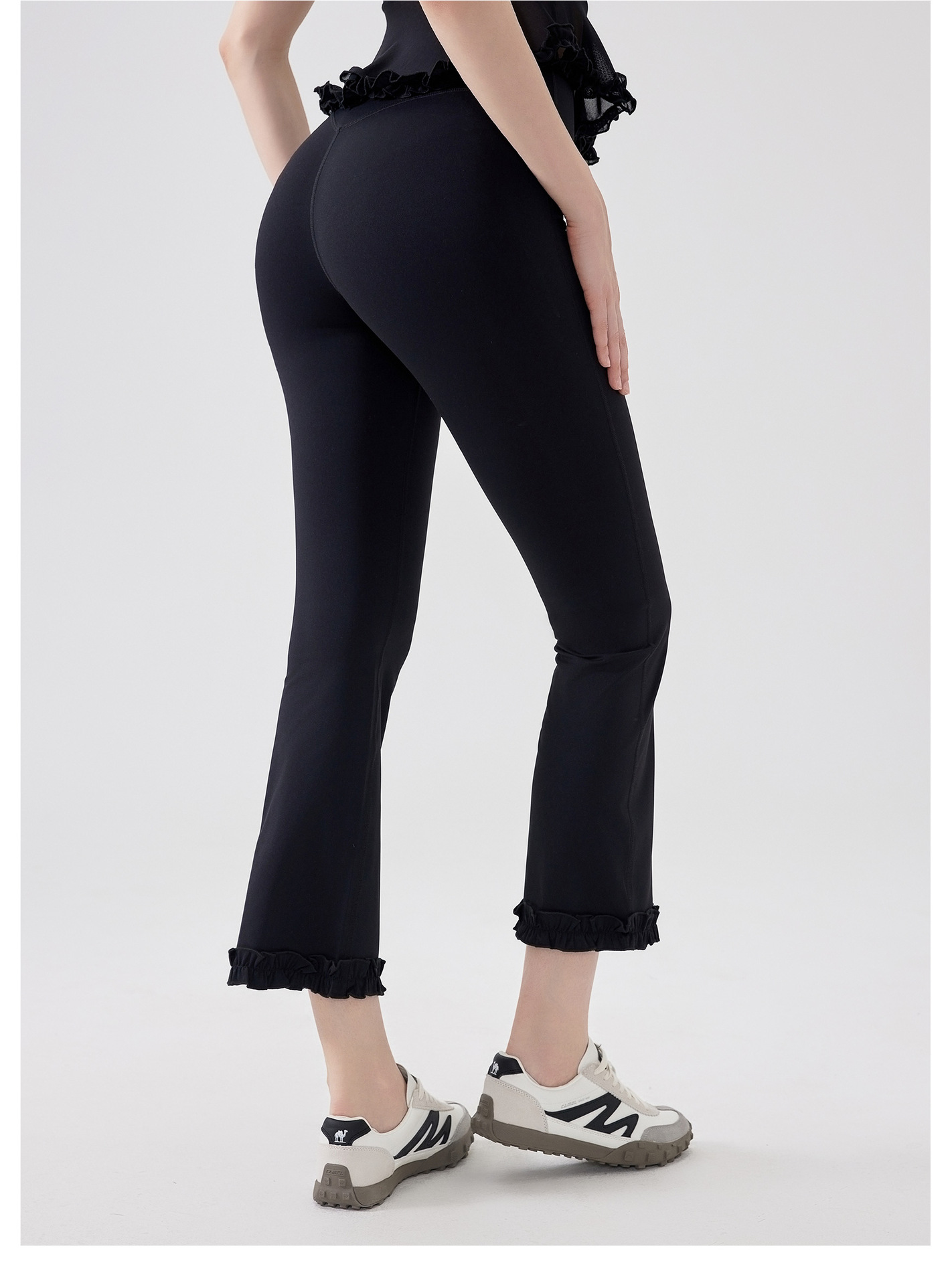 Women's Yoga Leggings With Lace FGBCK3275