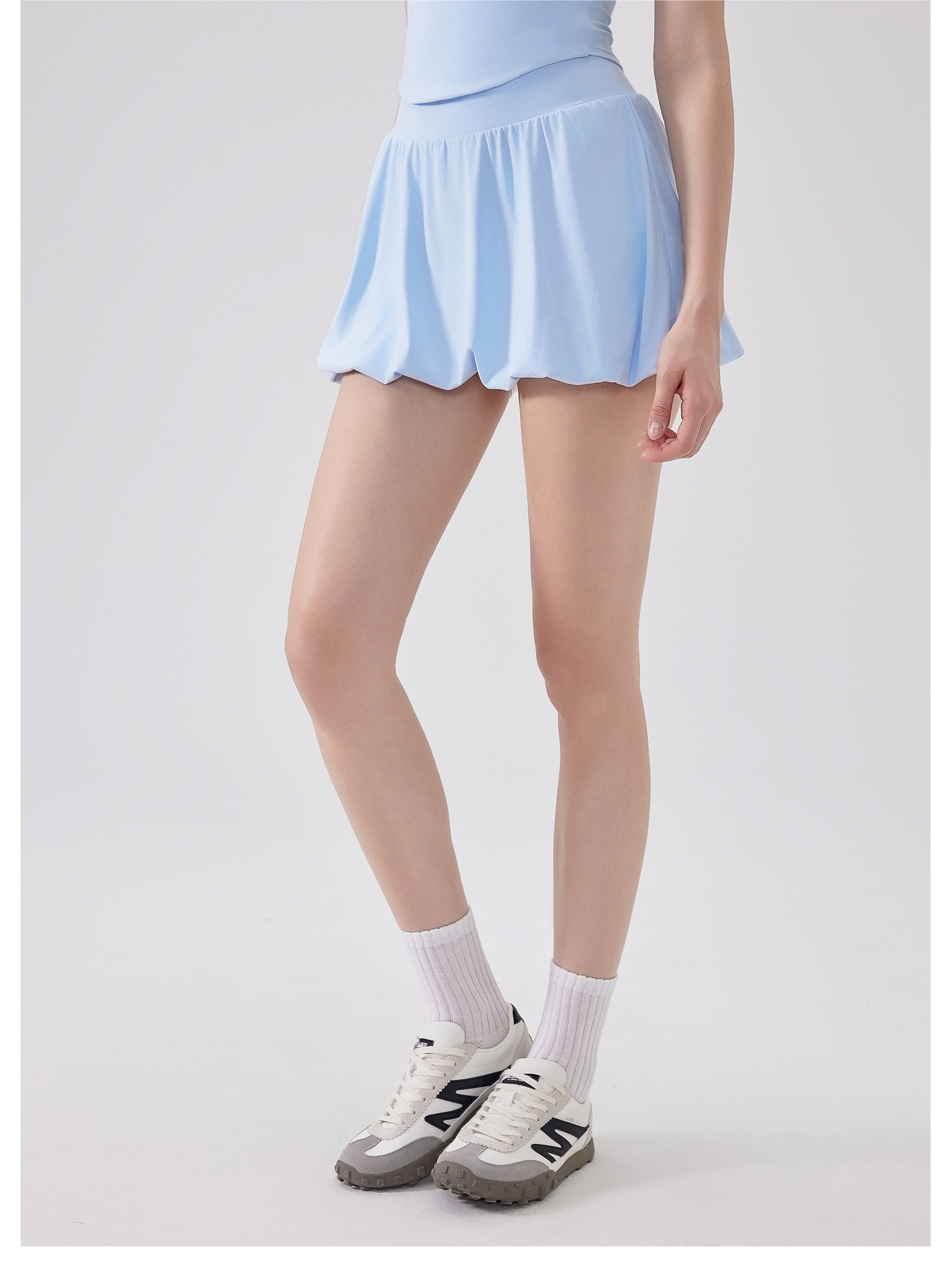 Women Sports Wear High Waist Hip Lift Pleated Tennis Skirt FGBDQ5515
