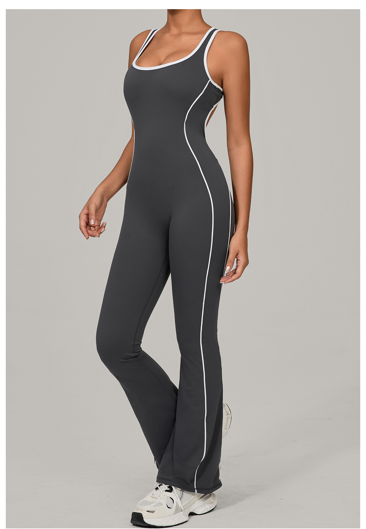 Women High Quality Scrunch Butt Sports Jumpsuit FGB4303