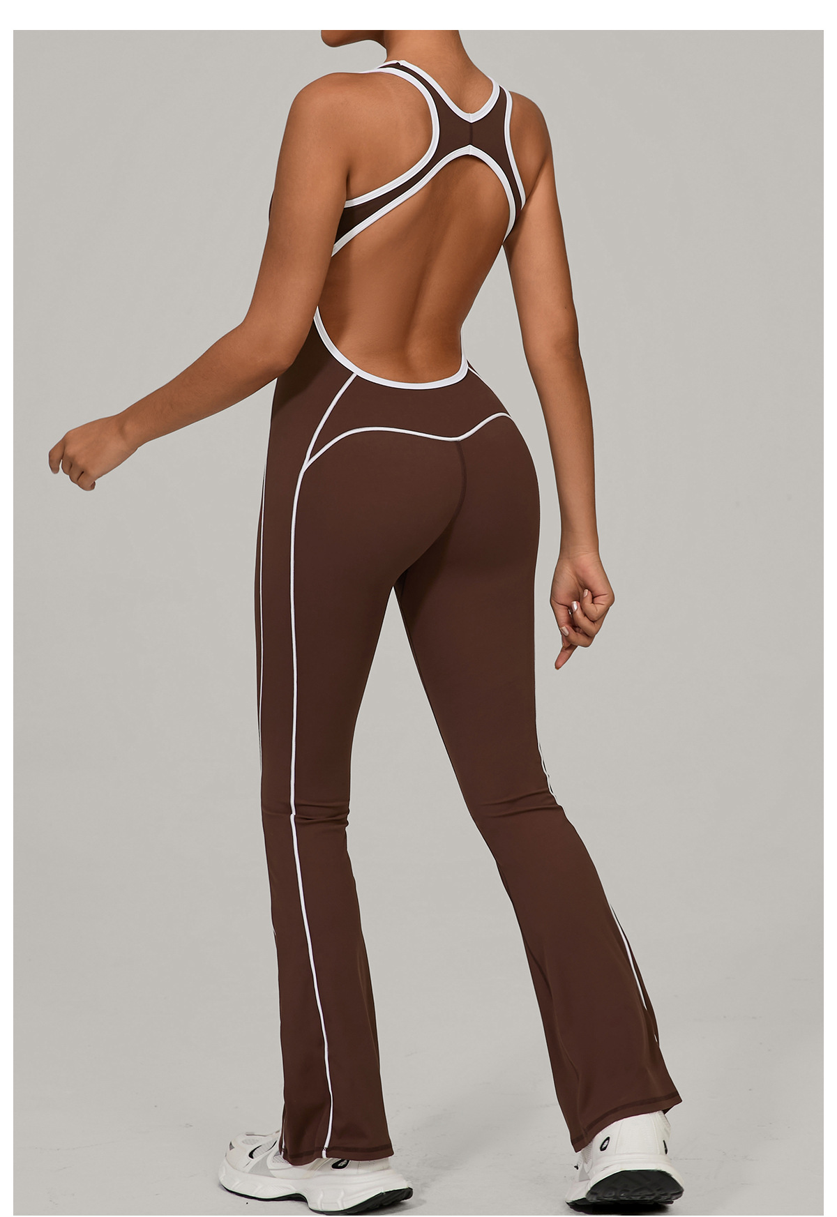 Women High Quality Scrunch Butt Sports Jumpsuit FGB4303