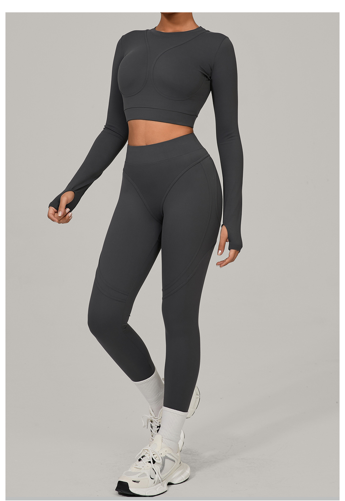 2 Piece New Quick Dry Gym Activewear Yoga Outdoor Sports Set FGB46737 08101