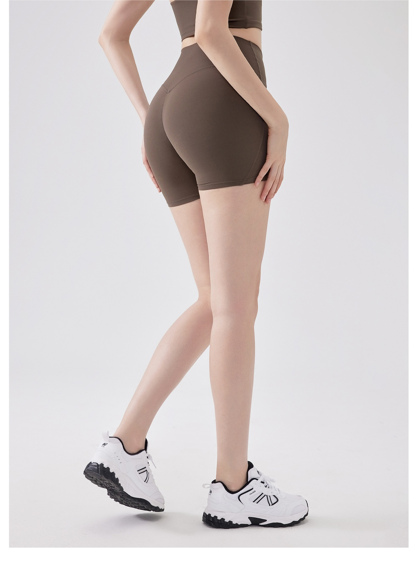Women Gym Fitness High Waist Yoga Shorts FGBDK3282