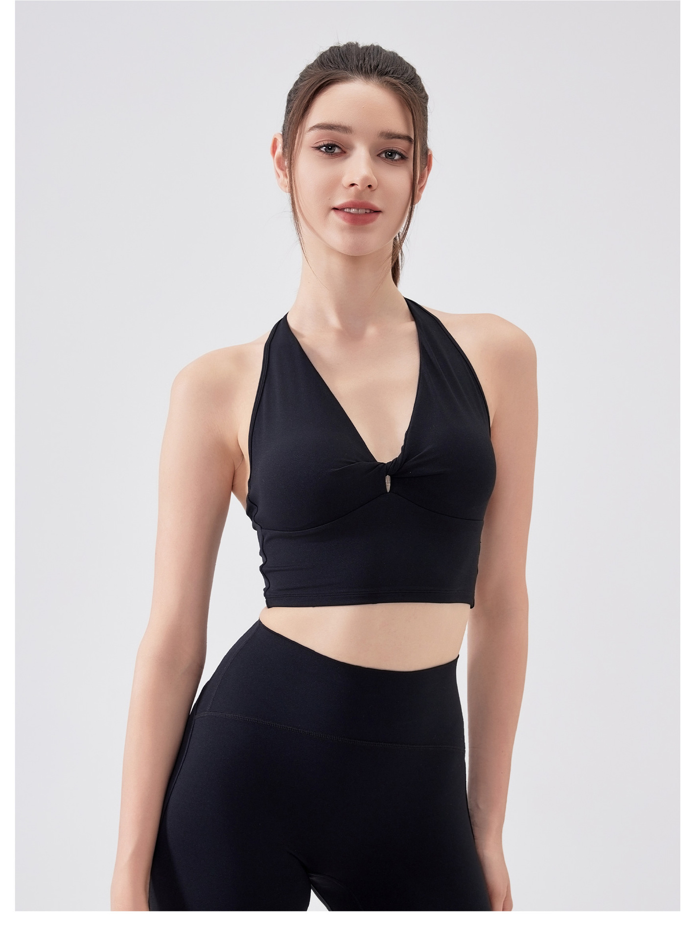 Women's T Shape Back Sports Bra FGBWX5314