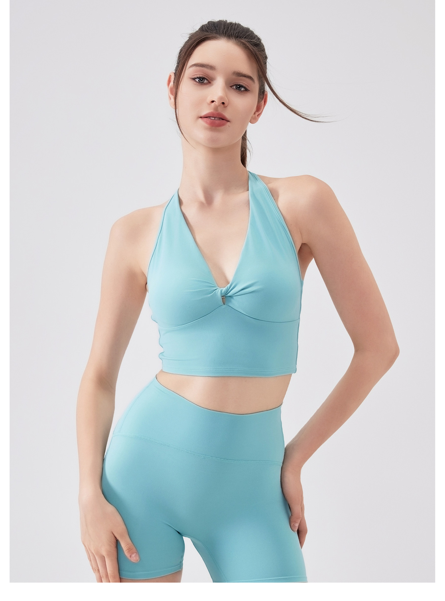 Women's T Shape Back Sports Bra FGBWX5314