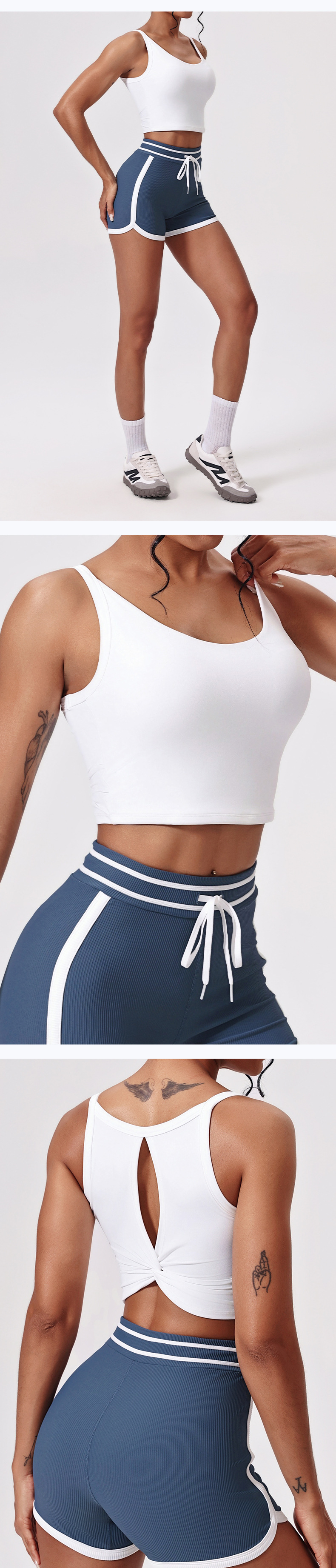 Women's Removable Padded Tank Tops Slim Fitted Bra FGBWX5463
