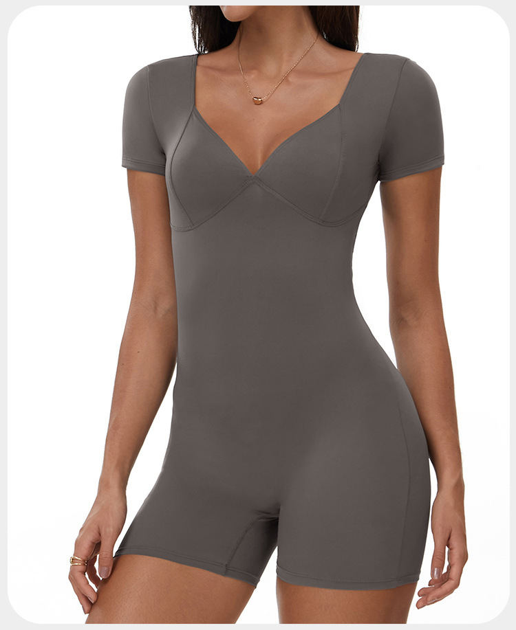 Scrunch Butt Lift One Piece Yoga Jumpsuit FGBELT3097
