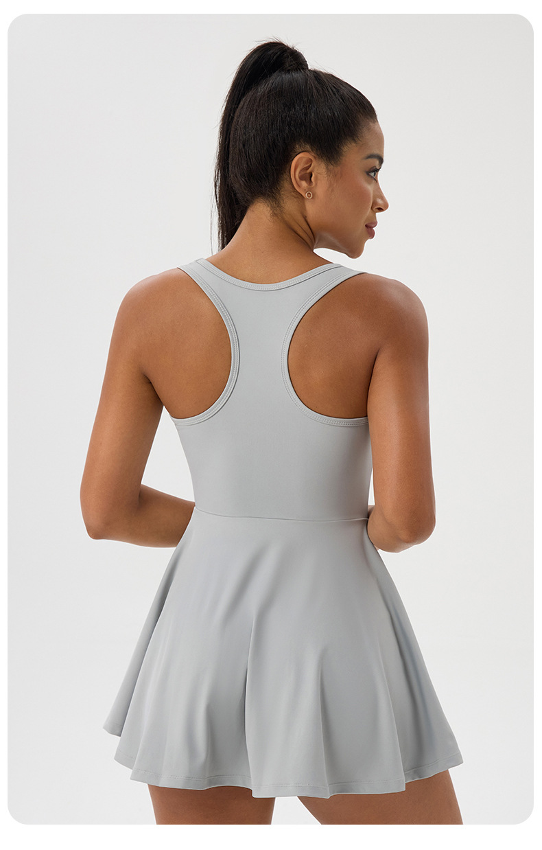 Breathable A-Line Pleated Skirt Tennis Dress for Woman FGB52177