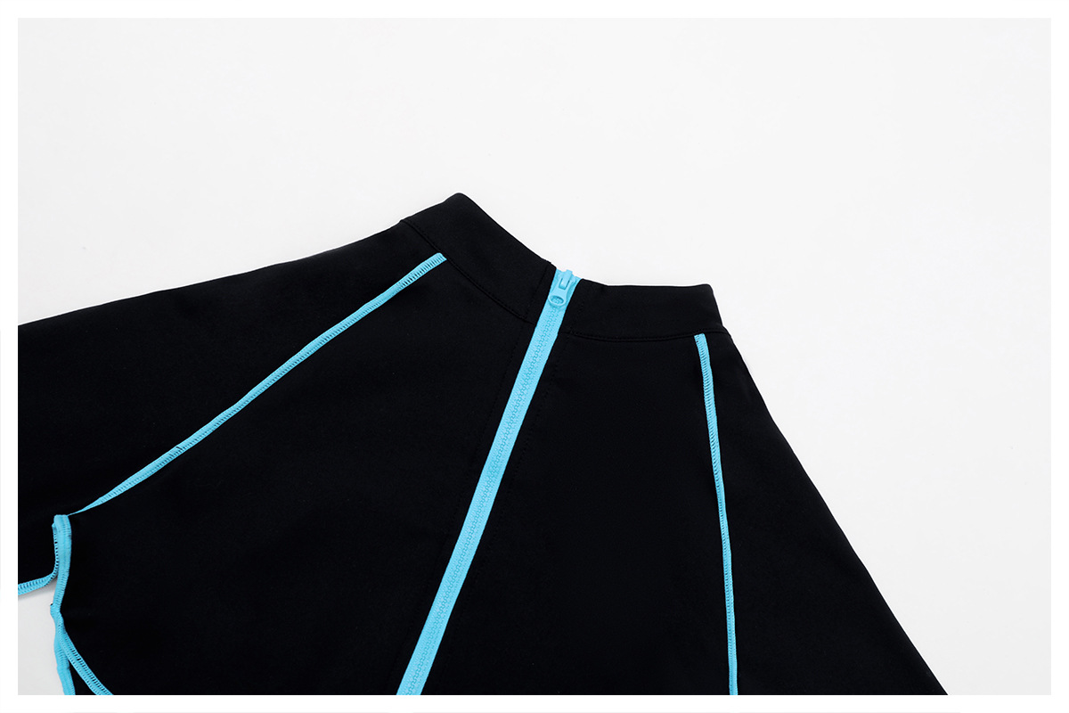 Women's Fitness Long Sleeve Shorts One Piece Jumpsuit FGBELT9318