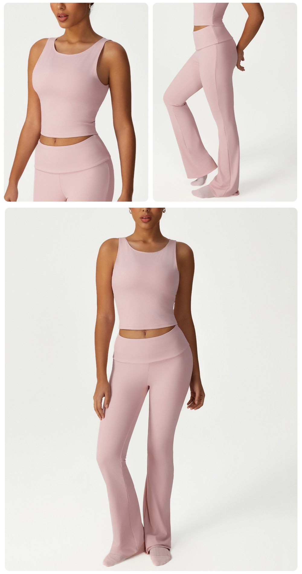 High Stretchy Yoga 2 Pieces Set For Women FGBSM2533
