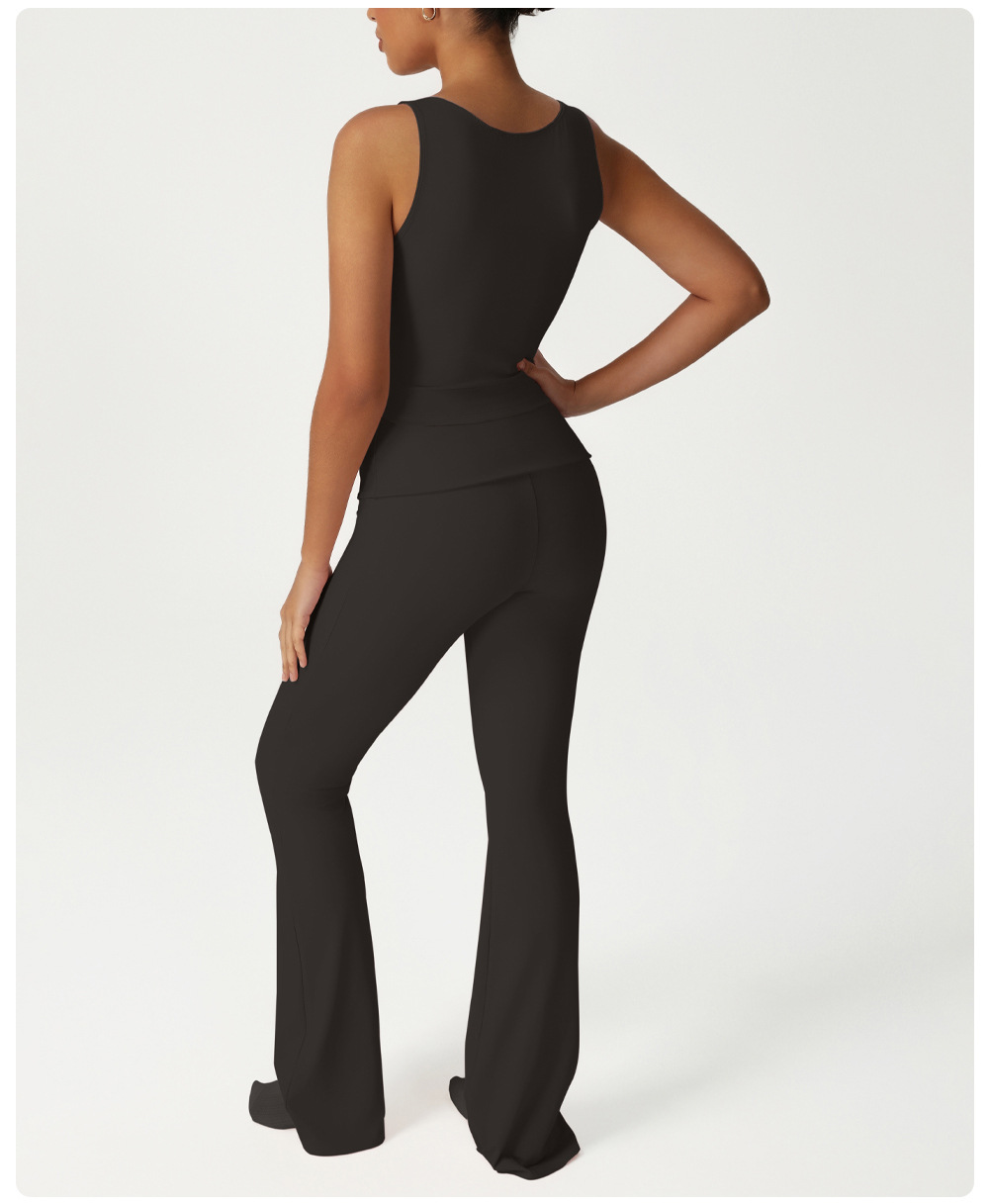 High Stretchy Yoga 2 Pieces Set For Women FGBSM2533