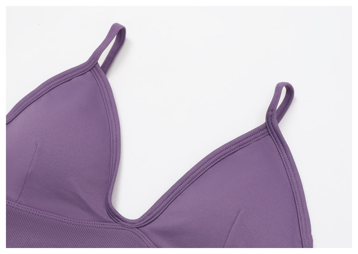Light Seamless Soft Gym Workout Sport Yoga Bra FGBDWX7790