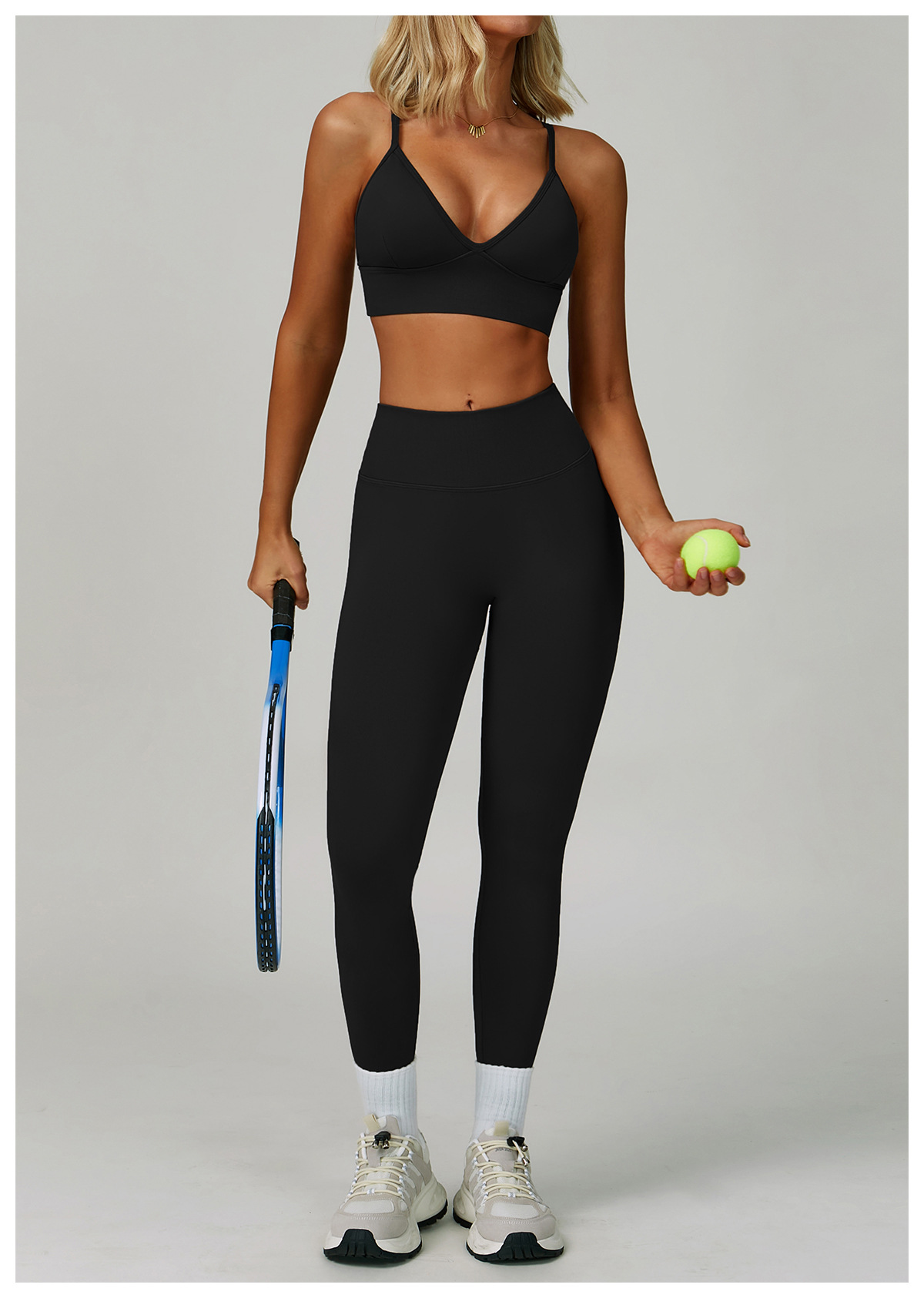 NEW ARRIVAL: Seamless 4-Piece Yoga Set | Product code:FGBTZ7790