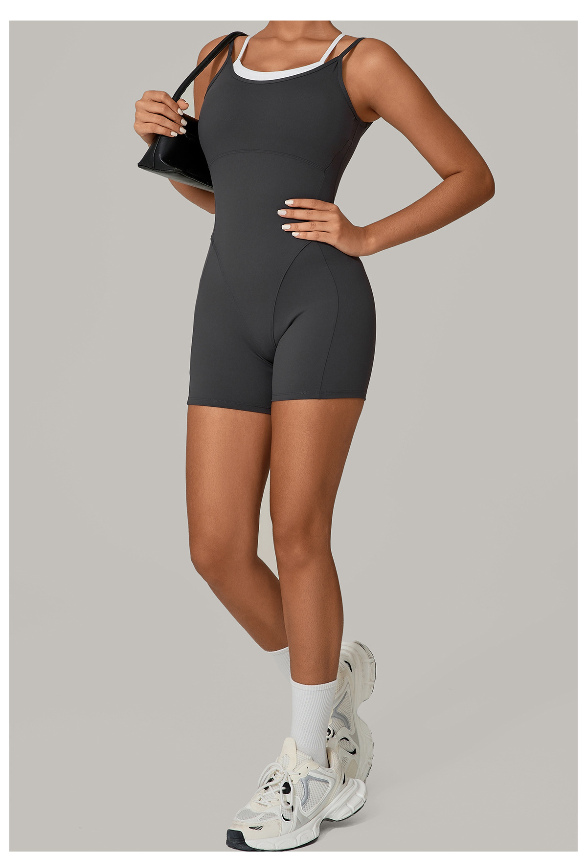 Women's Activewear One Piece Yoga Jumpsuit for Workouts FGB0627