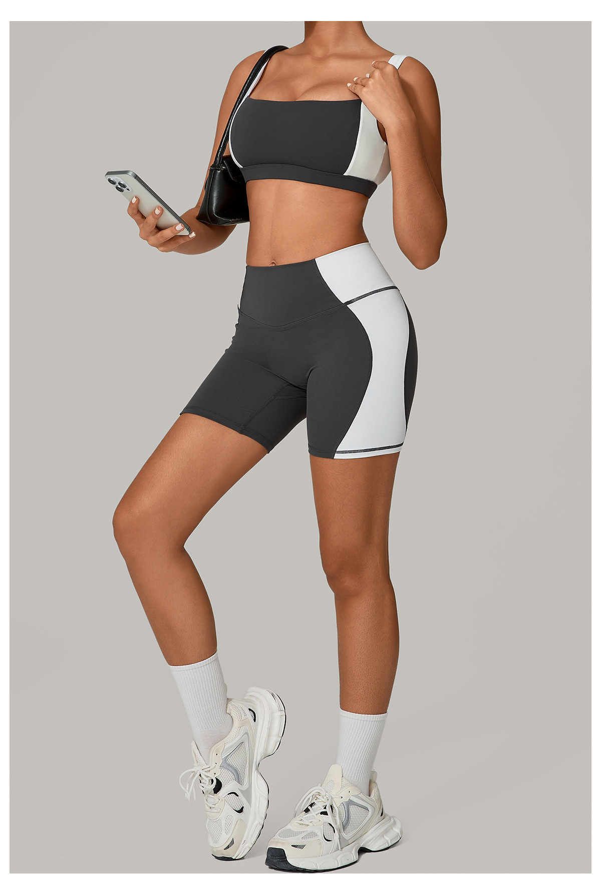 Women Quick Dry Breathable Sports Bra and Shorts 2 Pieces Gym Fitness Yoga Sets FGB2236 81987