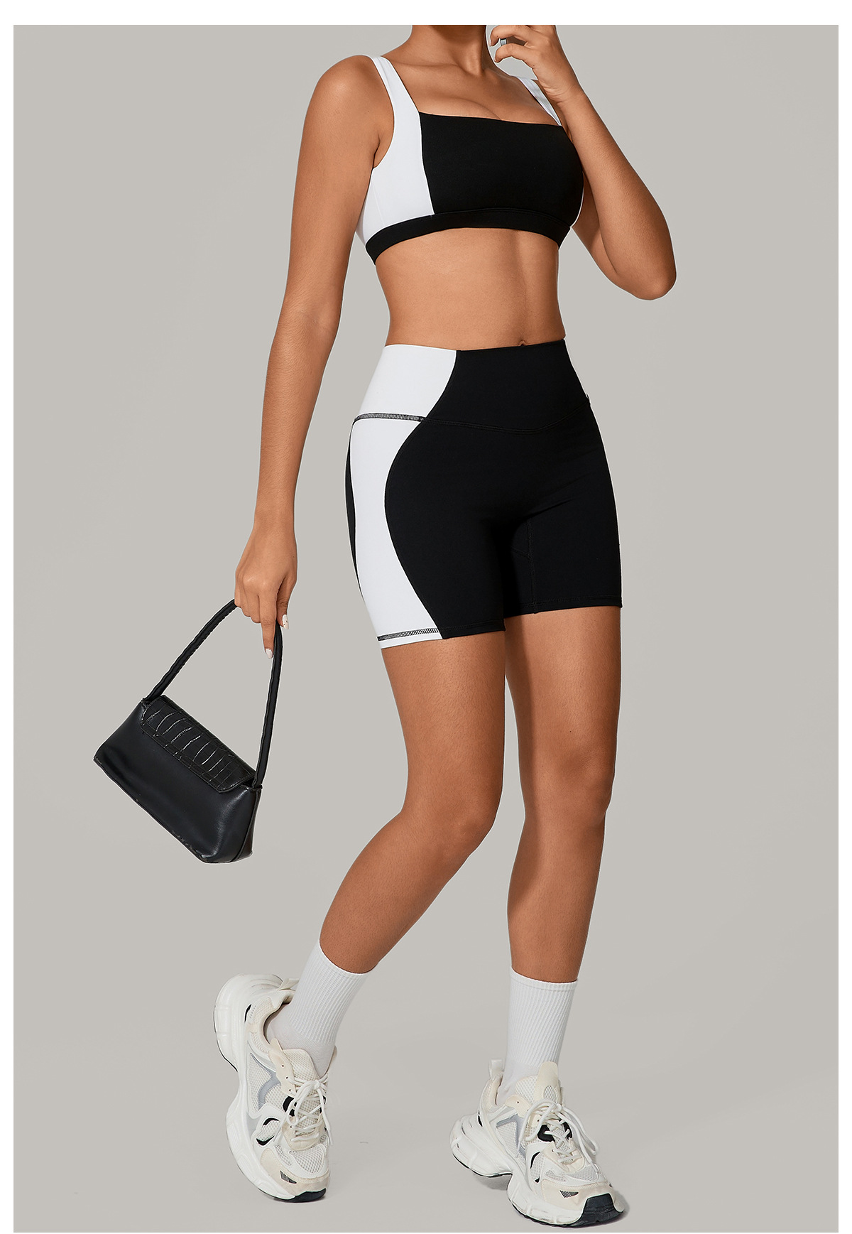 Women Quick Dry Breathable Sports Bra and Shorts 2 Pieces Gym Fitness Yoga Sets FGB2236 81987