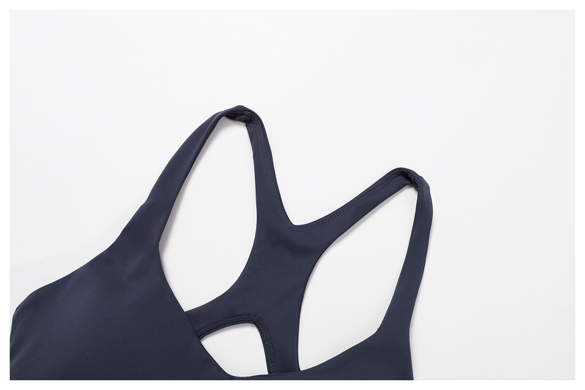 Women's Fitness Top Soft Nylon Spandex Recycled Fabric Sports Bra  FGBEWX2029