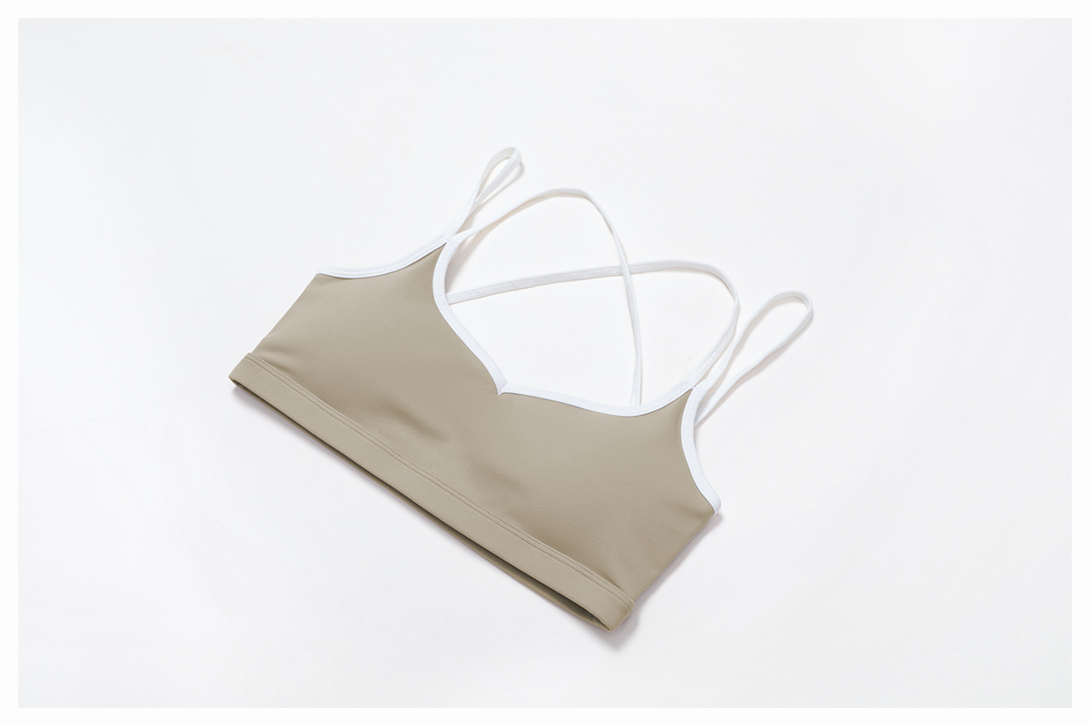 High Support Gym Workout Cross Back Sports Bra FGBEWX9238