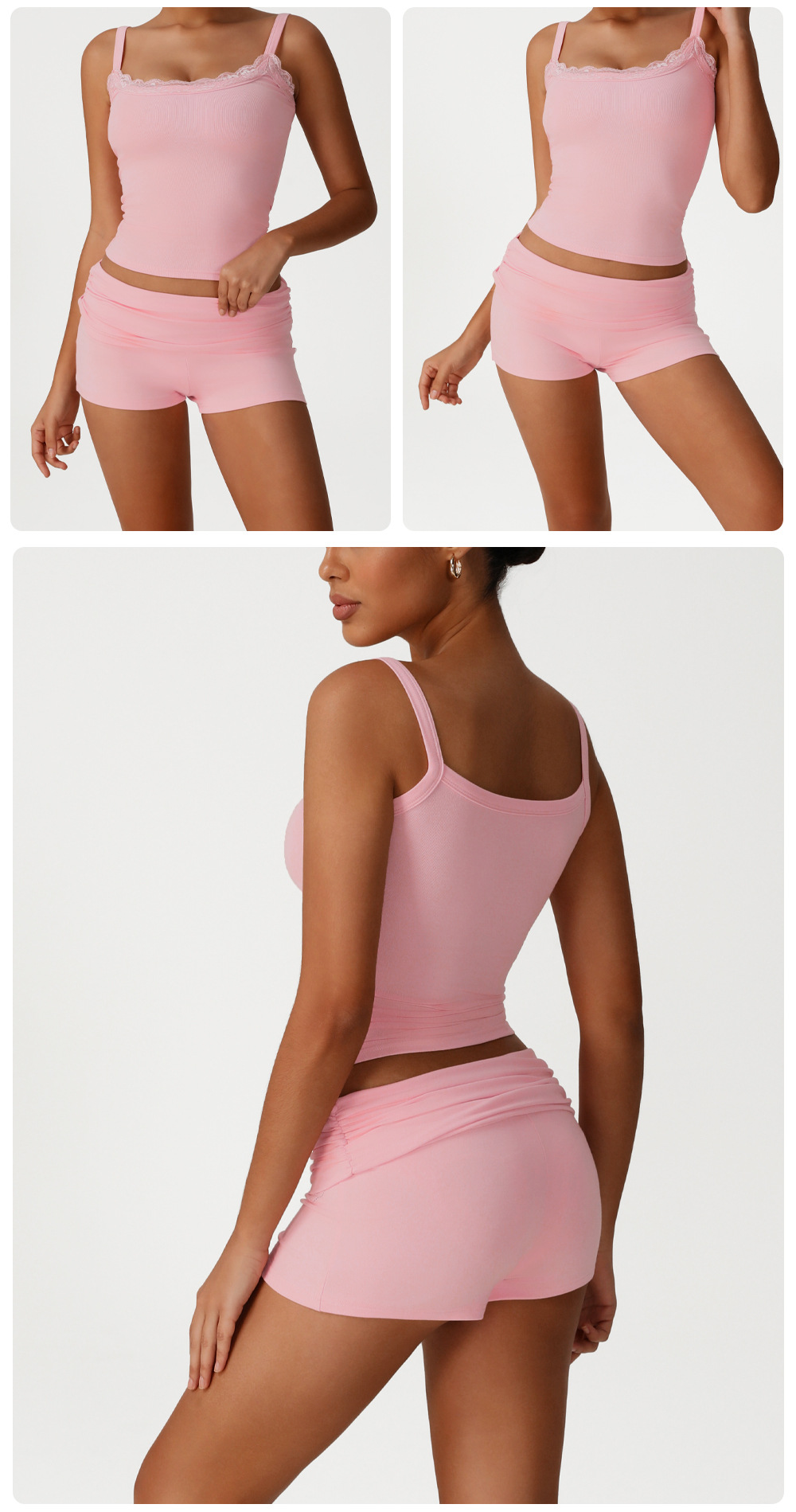 Naked Feeling Workout Suits Fitness Yoga Wear 3 Piece Sports Set FGBSM2537