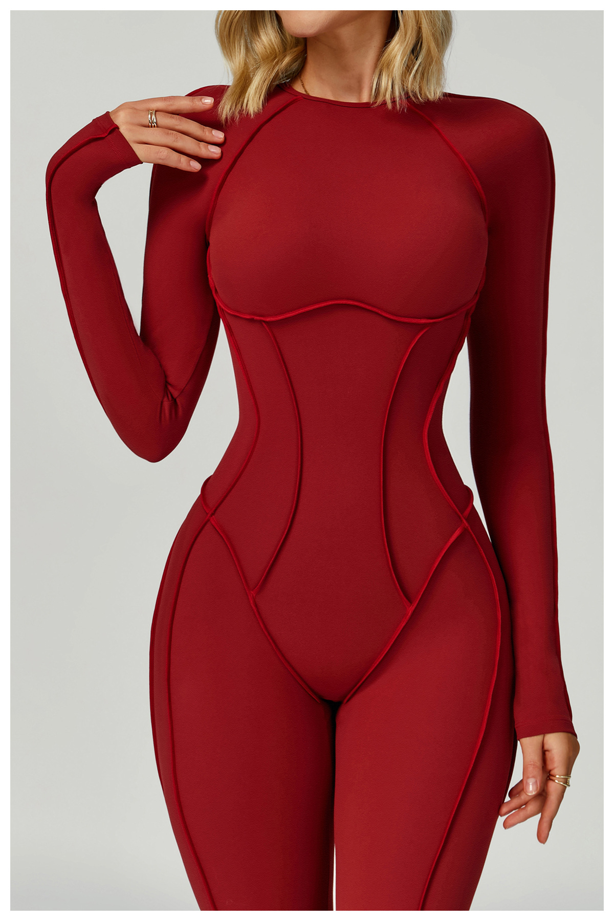 New Arrival – Sculpted Contour Yoga Jumpsuit FGBELT9319