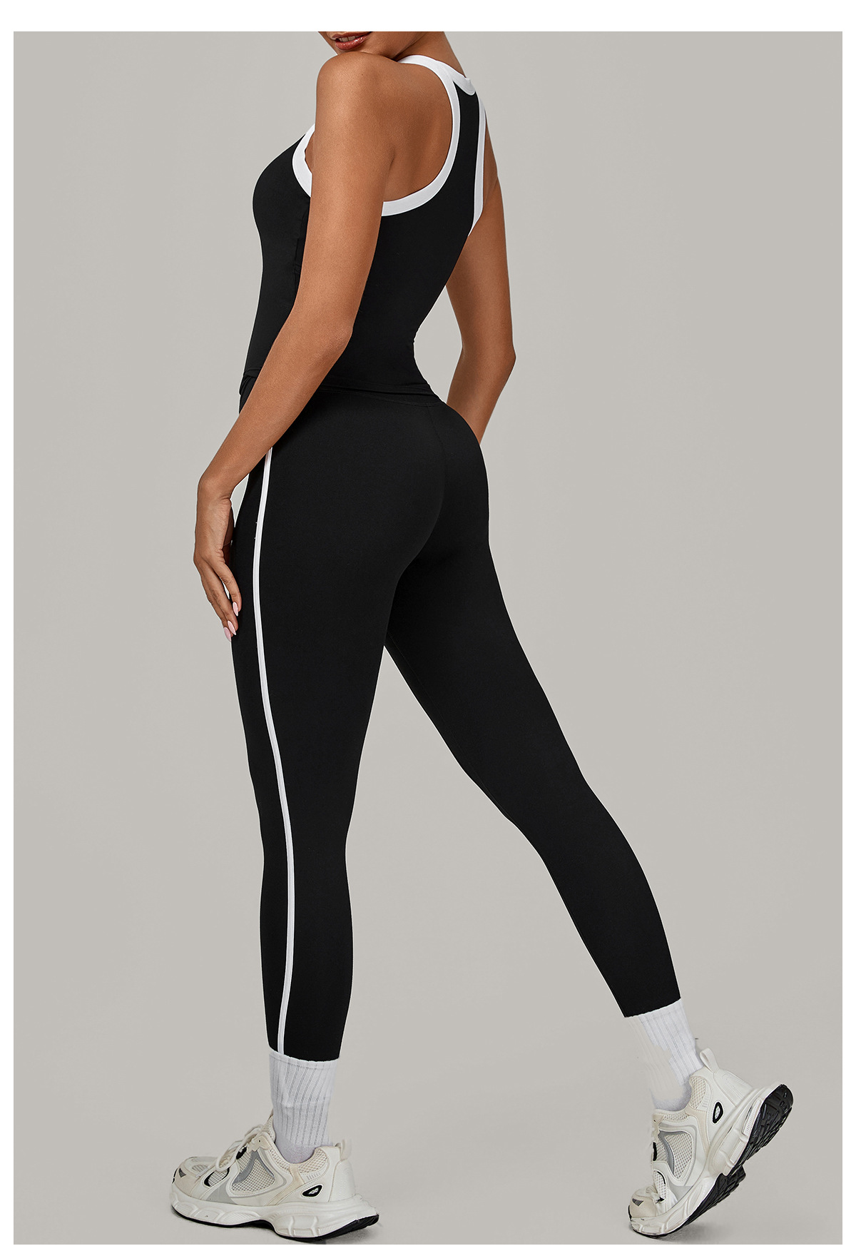 Women'S Sportswear Yoga Set Long Gym Legging Top 2 Pieces FGB3230 4601