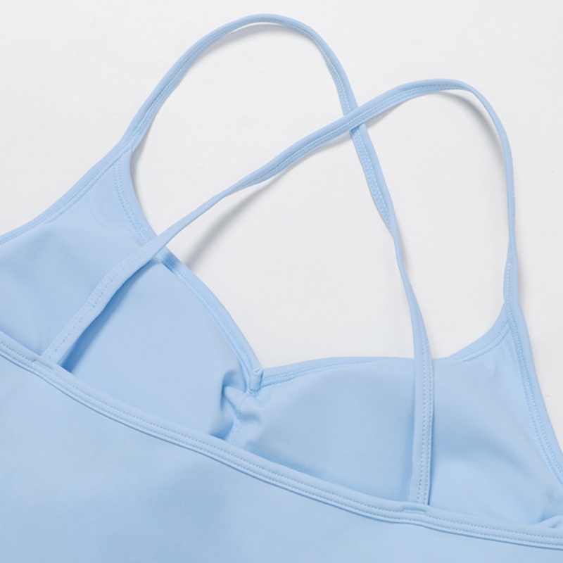 Tennis Dress Suspender With Build Cross Back Tennis Skirt Inside Shorts for Women FGBELT3076