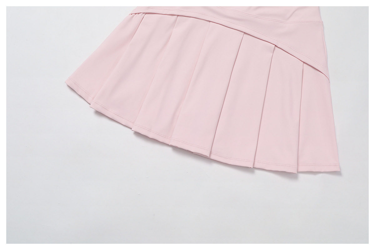 Women Gym Fitness Skirt Elastic Waist Yoga Golf Tennis Peak Ball Mini Skirt FGBEBQ2002
