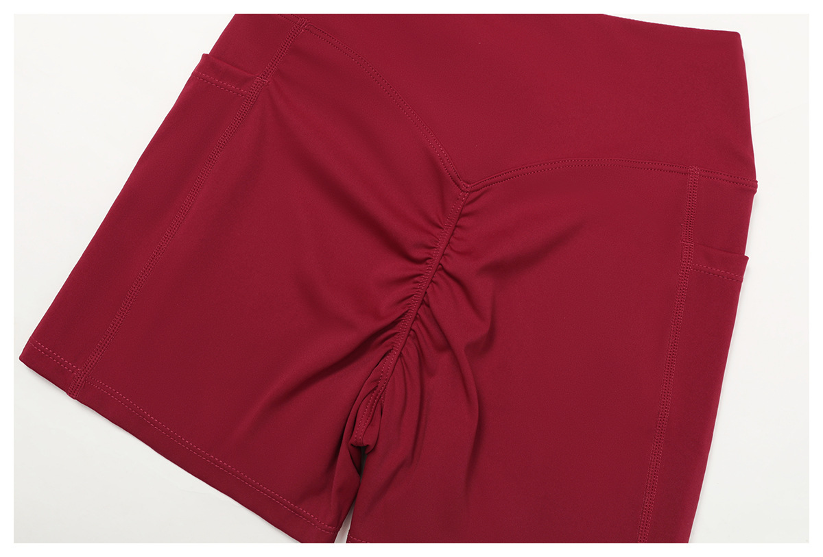 Yoga Leggings With Side Pocket v Design Yoga Slim  Fitness Sports Shorts Tights Women FGBEDK2030