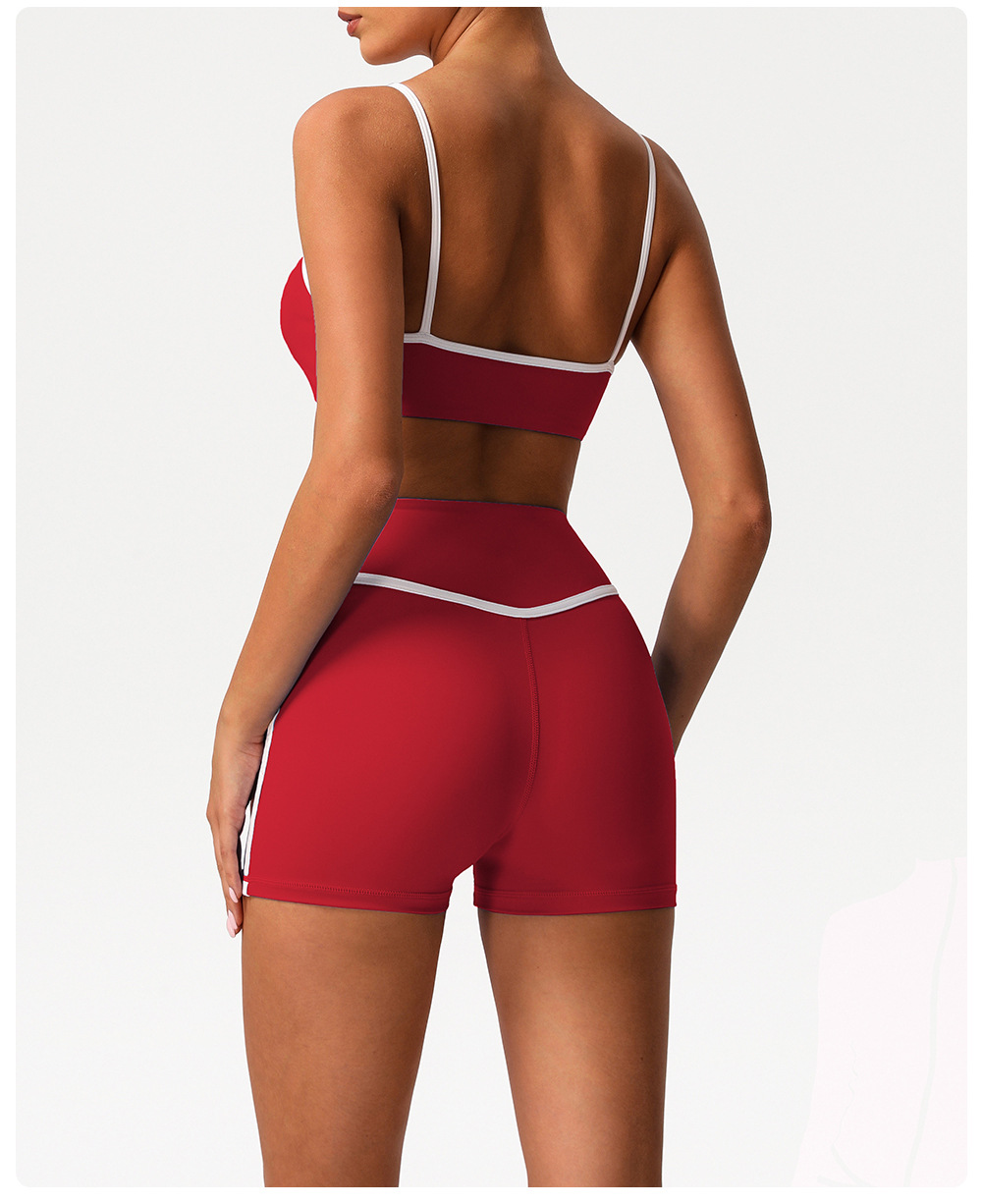Custom Women Workout Fitness 2PCS Leggings Suit Hip Line Design Sportswear Gym Fitness Sets FGBSM2393