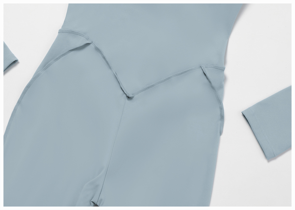 New Arrival: FGBELT9326 Full-Length Zip-Up Jumpsuit