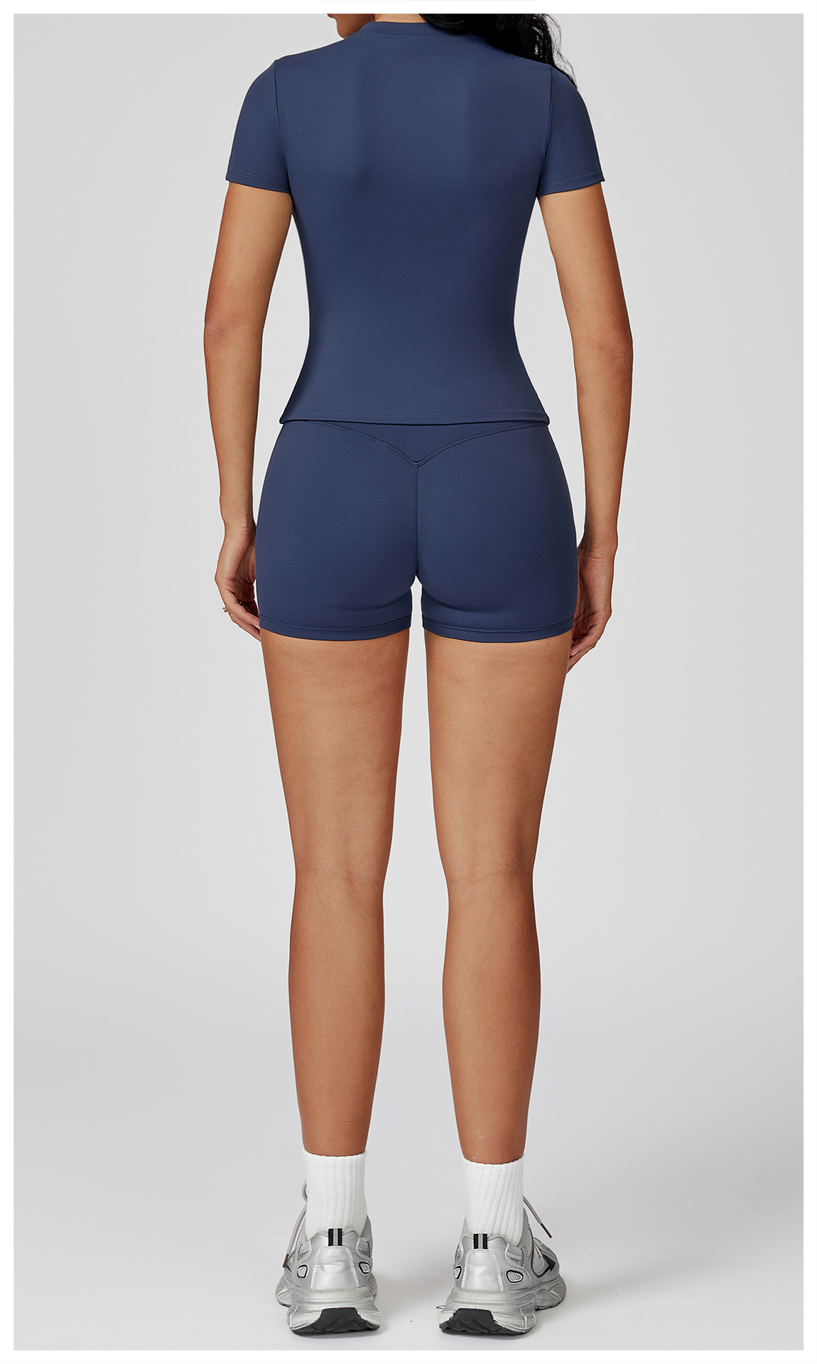Women's Sports Solid Color Fitness Suit Yoga Sports Set FGBTZ8455
