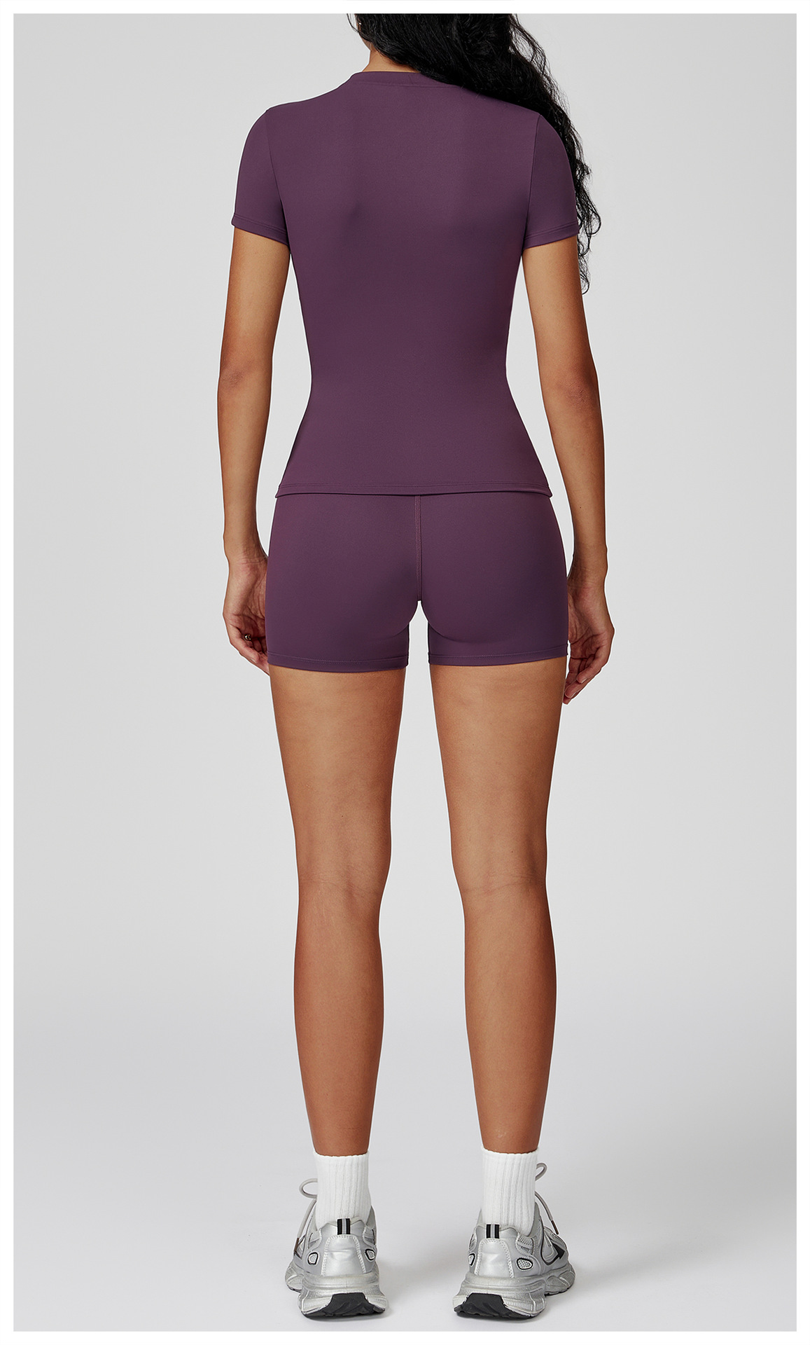 Women's Sports Solid Color Fitness Suit Yoga Sports Set FGBTZ8455