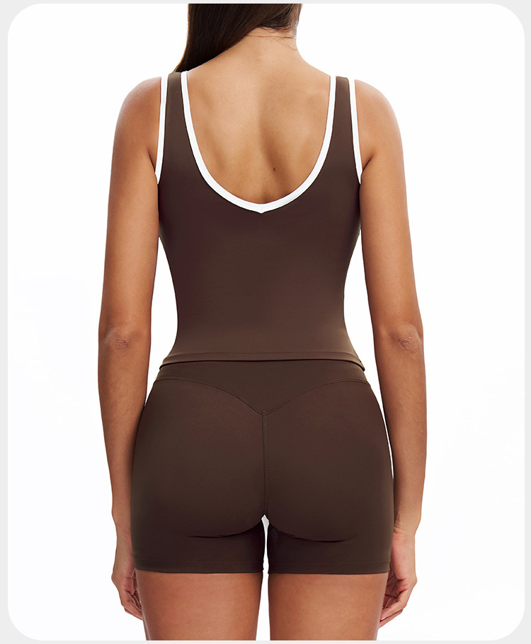 Active Wear Top Gym Yoga Sets Seamless  Fitness Sportswear Workout Sets for Women FGBTZ8843