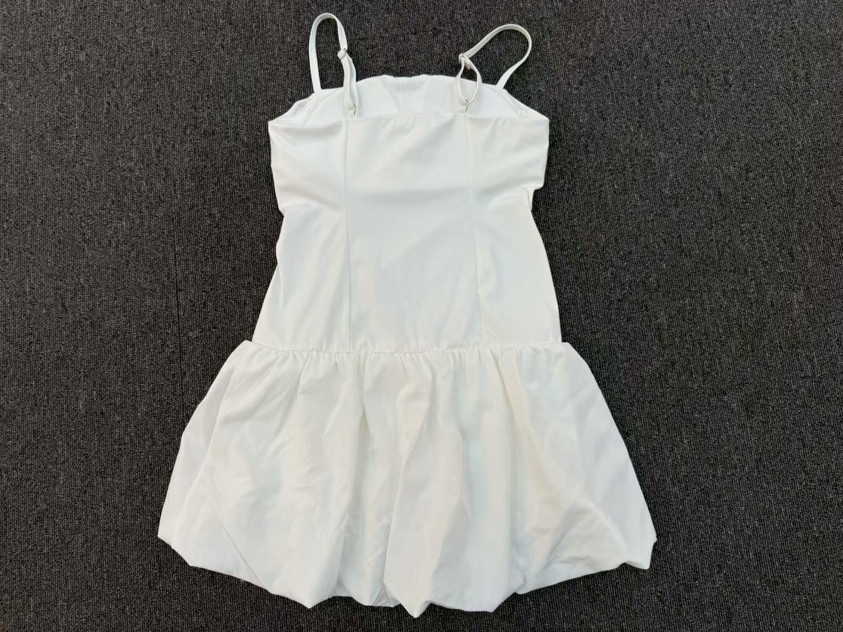 Yoga Clothing Wear Flower Bud Women's Dresses Suspenders Sportswear Tennis Dress with Anti Peeking Shorts FGB7155