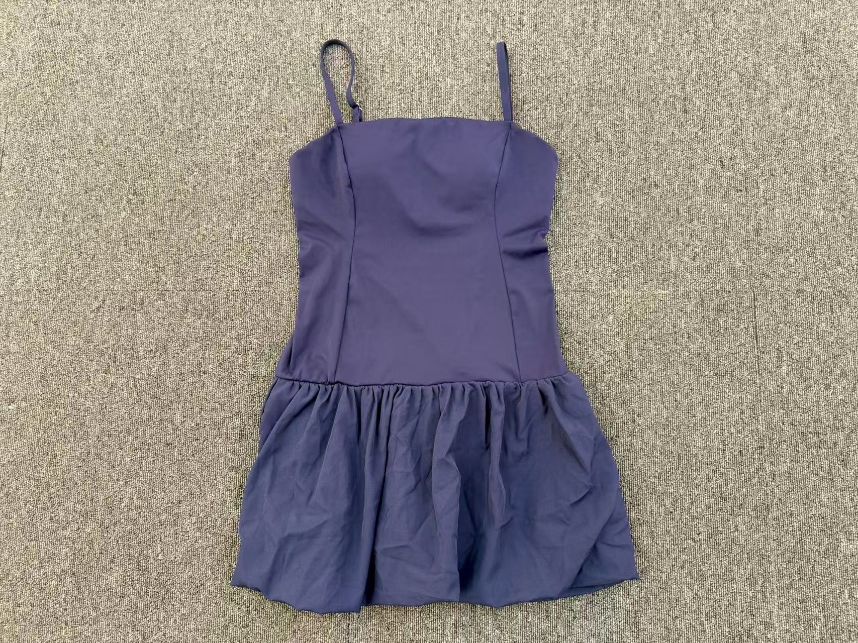 Yoga Clothing Wear Flower Bud Women's Dresses Suspenders Sportswear Tennis Dress with Anti Peeking Shorts FGB7155