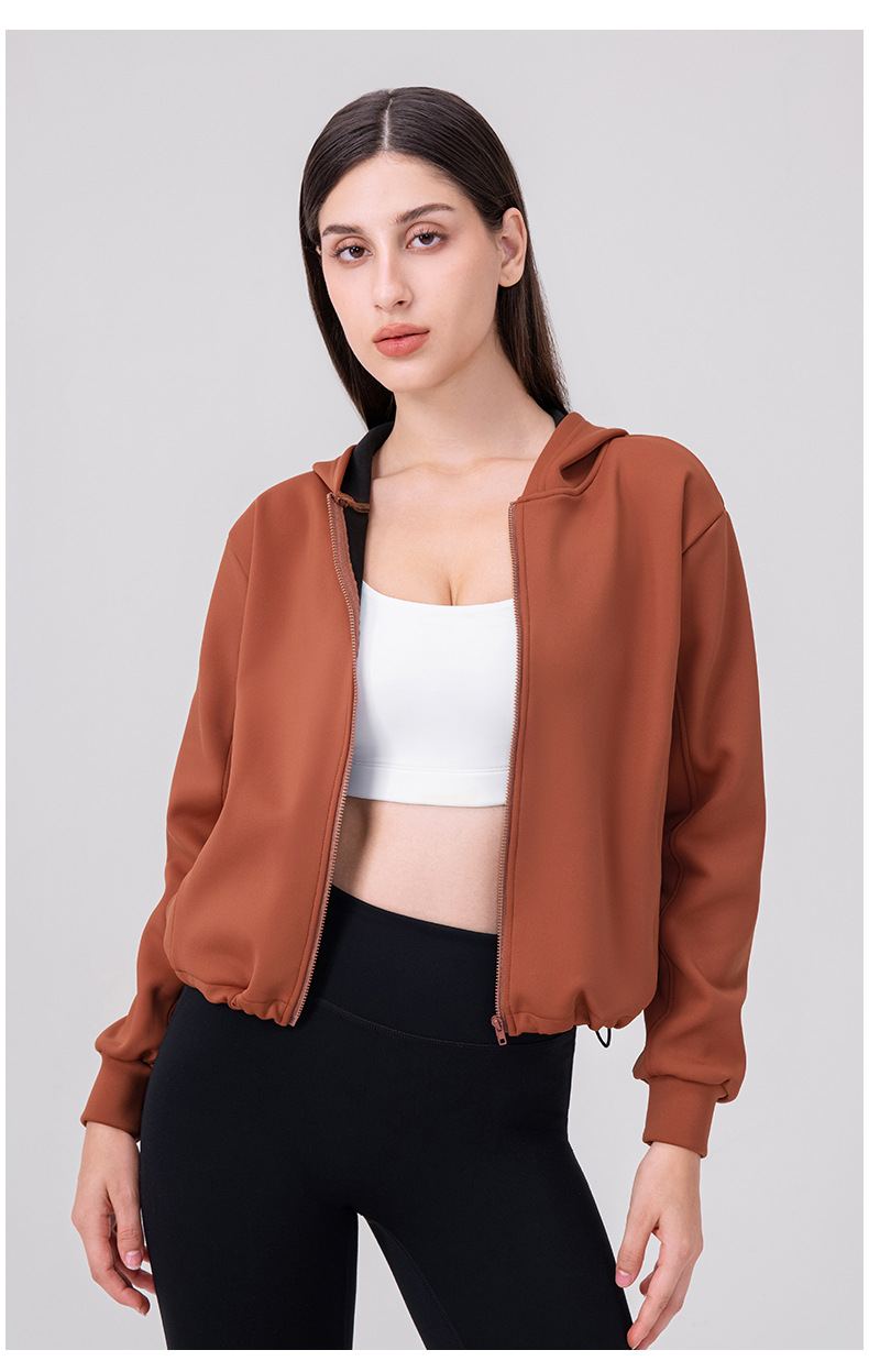 Womens Hooded  Loose Women Jacket Outdoor Sports