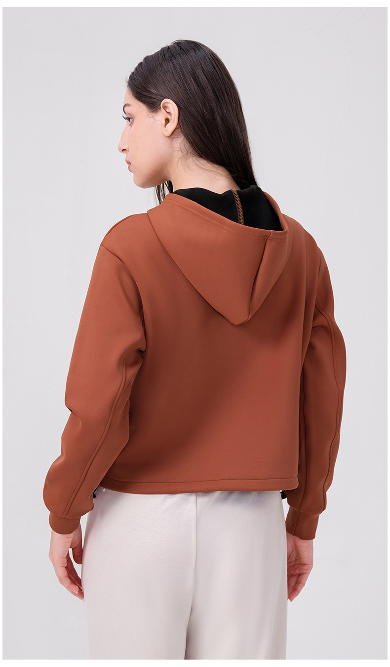 Womens Hooded  Loose Women Jacket Outdoor Sports